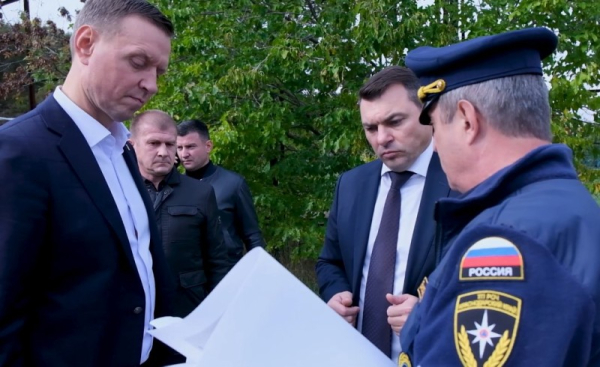  Министр ГО и ЧС края посетил Новороссийск: строительство здания «Кубань-СПАС» и восстановление домов после атаки 