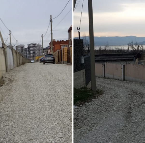 Жители Новороссийска не дождались помощи властей и сделали дорогу сами