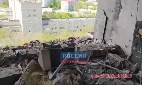 В результате ночной атаки БПЛА в Новороссийске повреждены дома по трем адресам, пострадали пять человек