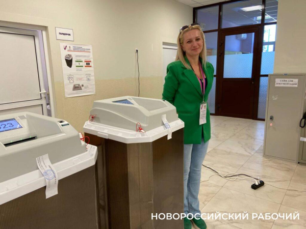 В Цемдолине новороссийцы голосуют активно. День третий