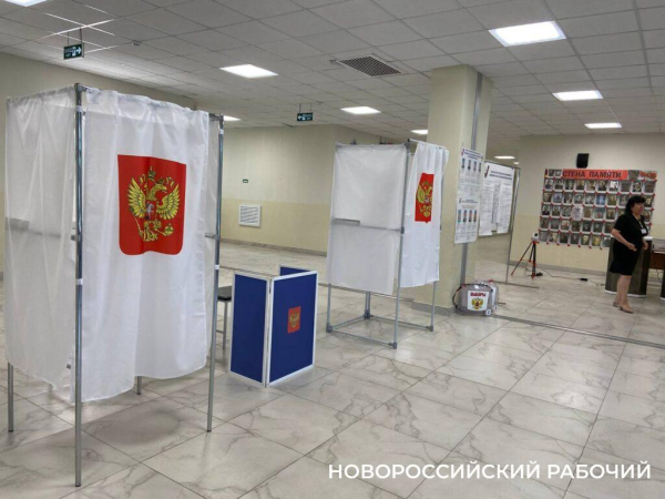 В Цемдолине новороссийцы голосуют активно. День третий