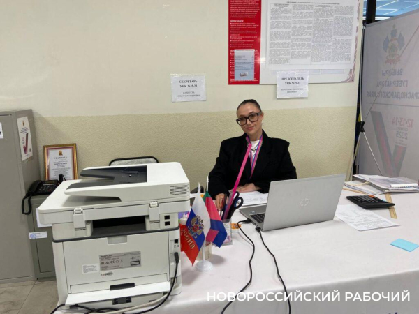 В Цемдолине новороссийцы голосуют активно. День третий