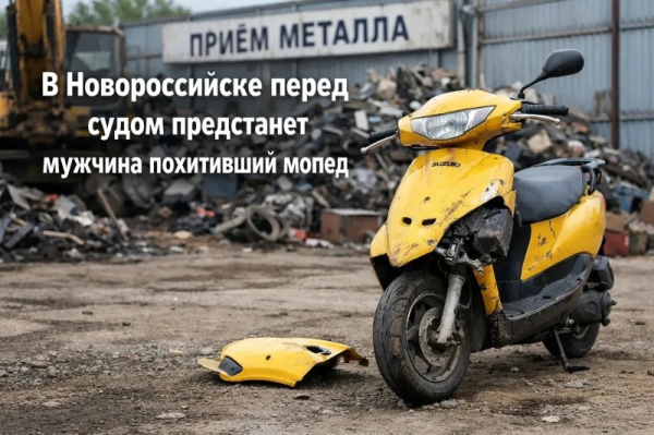  Провальная кража: украденный мопед сломался и был сдан на металл 