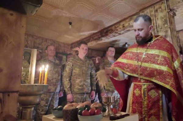  ДЕСАНТНИКИ ВСТРЕТИЛИ ПАСХУ В ЗОНЕ СВО 
