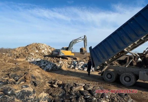 Песок с пляжей Анапы везут и везут на свалку Новороссийска. Сколько его будет?