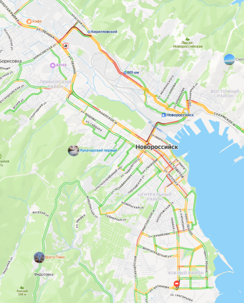 Большегрузы целуются: ДТП, пострадавшие и заторы в Новороссийске