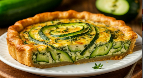 Пирог с кабачками