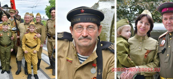 В Новороссийске на Параде Победы вспомнили о подвиге города-героя